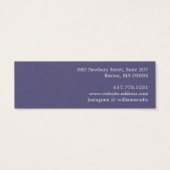 Einfache moderne Stuhlvorführkarte (Rückseite)