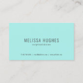 Einfache moderne Terminkarte Visitenkarte (Rückseite)