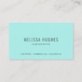 Einfache moderne Terminkarte Visitenkarte (Rückseite)