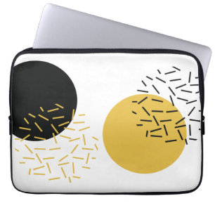 Einfache, moderne, trendige urbane geometrische gr laptopschutzhülle