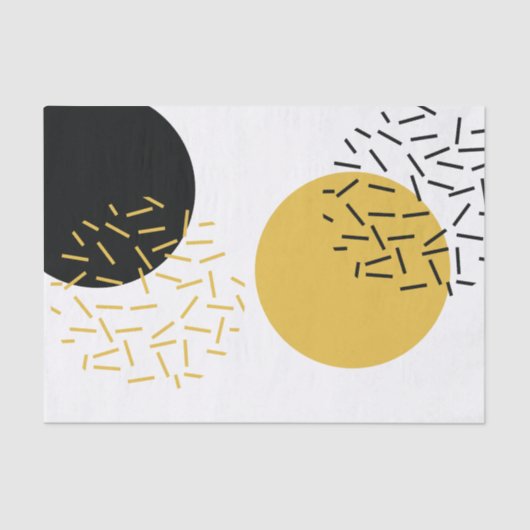 Einfache, moderne, trendige urbane geometrische gr seidenpapier (Vorderseite)