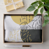 Einfache, moderne, trendige urbane geometrische gr seidenpapier (Geschenk)