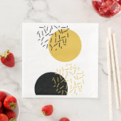 Einfache, moderne, trendige urbane geometrische gr serviette (Beispiel)