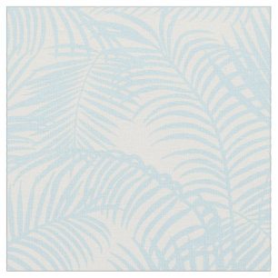 Einfache moderne tropische Palme des Babyblaus mit Stoff