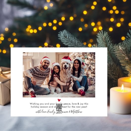 Einfache moderne Typografie 2 Foto Weihnachten