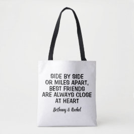 Einfache moderne Typografie BESTE FREUNDIN Best Fr Tasche