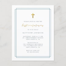 Einfache moderne Typografie Blaue Erste Kommune