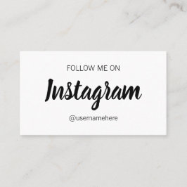 Einfache moderne unbedeutende Sozialmedien Visitenkarte