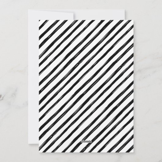 Einfache, moderne und fröhliche Foto Weihnachten (Rückseite)