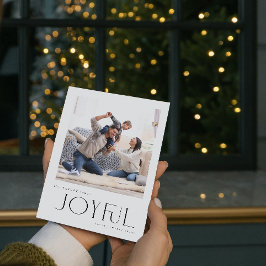 Einfache, moderne und fröhliche Foto Weihnachten