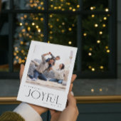 Einfache, moderne und fröhliche Foto Weihnachten