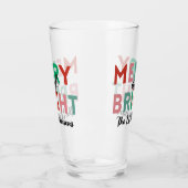 Einfache, moderne und helle Textname Glas (Links)