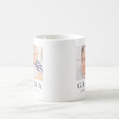 Einfache, moderne und individuelle Grandpa Foto Ur Kaffeetasse (Mittel)