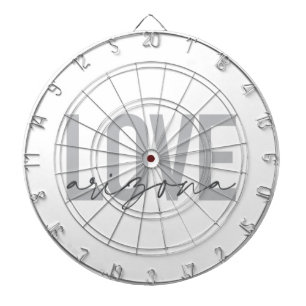 Einfache, moderne, urbane, coole Design Liebe Ariz Dartscheibe