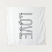 Einfache, moderne, urbane, coole Design Liebe Ariz Wandteppich (Vorderseite (Horizontal))