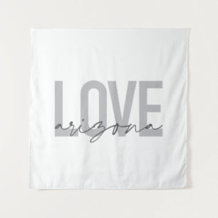 Einfache, moderne, urbane, coole Design Liebe Ariz Wandteppich