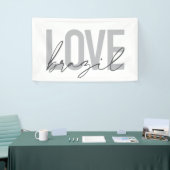 Einfache, moderne, urbane, coole Design-Liebe Bras Banner (Messeveranstaltung)