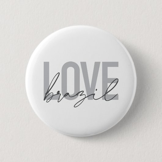 Einfache, moderne, urbane, coole Design-Liebe Bras Button (Vorderseite)