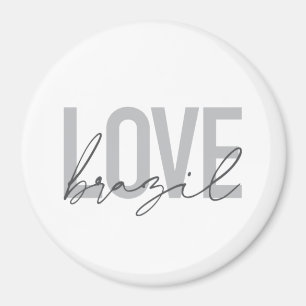 Einfache, moderne, urbane, coole Design-Liebe Bras Magnet