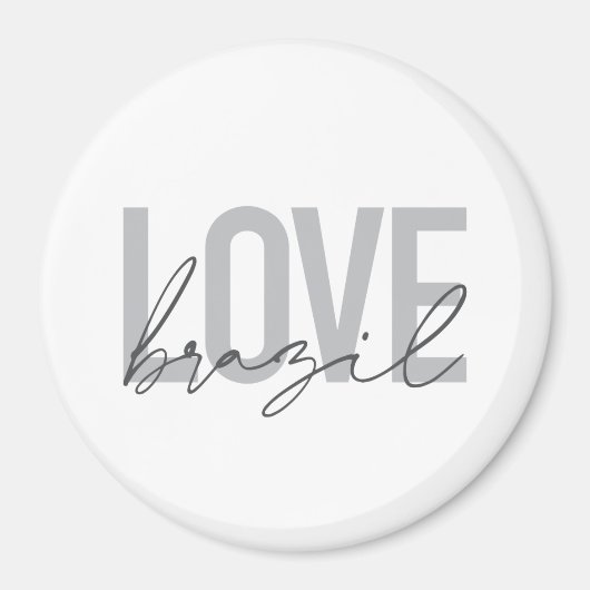 Einfache, moderne, urbane, coole Design-Liebe Bras Magnet (Vorne)
