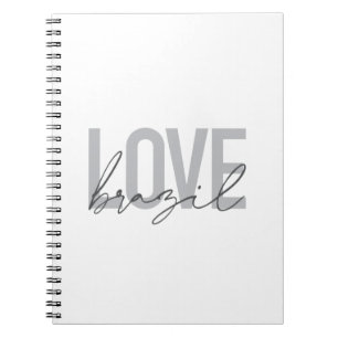 Einfache, moderne, urbane, coole Design-Liebe Bras Notizblock