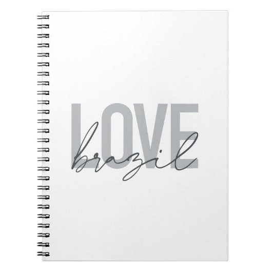 Einfache, moderne, urbane, coole Design-Liebe Bras Notizblock (Vorderseite)