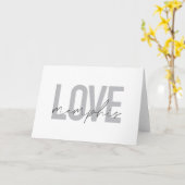 Einfache, moderne, urbane, coole Design Liebe Memp Karte (Gelbe Blume)
