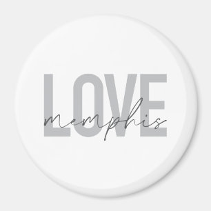 Einfache, moderne, urbane, coole Design Liebe Memp Magnet