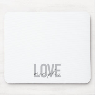 Einfache, moderne, urbane, coole Design Liebe Memp Mousepad