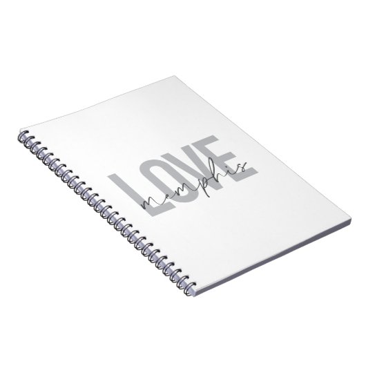 Einfache, moderne, urbane, coole Design Liebe Memp Notizblock (Rechte Seite)