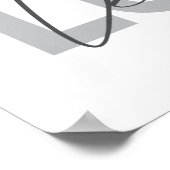 Einfache, moderne, urbane, coole Design Liebe Texa Poster (Ecke)