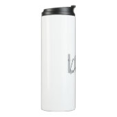 Einfache, moderne, urbane, coole Design Liebe Texa Thermosbecher (Nach links gedreht)