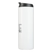 Einfache, moderne, urbane, coole Design Liebe Texa Thermosbecher (Nach rechts gedreht)