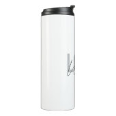Einfache, moderne, urbane, coole Design Liebe Wisc Thermosbecher (Nach links gedreht)