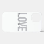 Einfache, moderne, urbane, coole Liebe Minnesota Case-Mate iPhone Hülle (Rückseite (Horizontal))