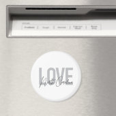 Einfache, moderne, urbane Liebe North Carolina Magnet (In Situ (Geschirrspüler))