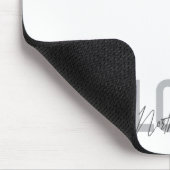 Einfache, moderne, urbane Liebe North Carolina Mousepad (Ecke)