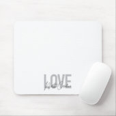 Einfache, moderne, urbane Liebe North Carolina Mousepad (Mit Mouse)