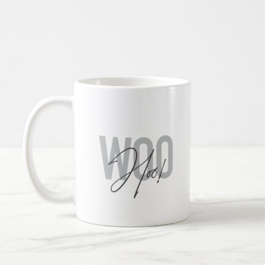Einfache, moderne, urbane, trendige Design Liebe W Kaffeetasse (Links)