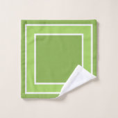 Einfache moderne Vegetation Badhandtuch Set (Waschlappen)