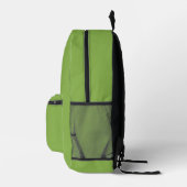Einfache moderne Vegetation Bedruckter Rucksack (Rechts)