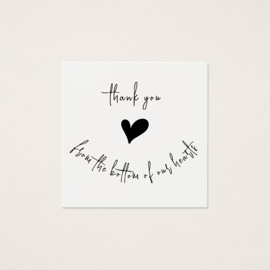 Einfache Moderne Vielen Dank Herzlichen Dank für d (Vorderseite)