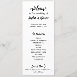 Einfache moderne, vielseitig Lässige Schwarzweiß Programm