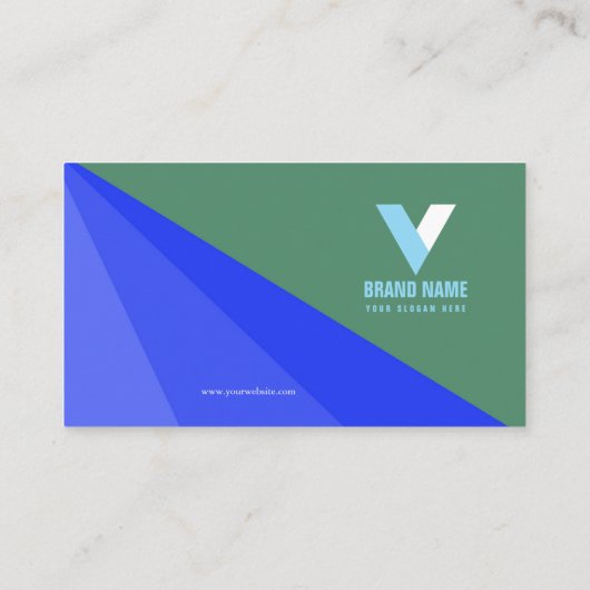 Einfache Moderne Visitenkarte (Rückseite)