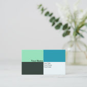 Einfache Moderne Visitenkarte (Stehend Vorderseite)