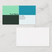 Einfache Moderne Visitenkarte (Vorne/Hinten)