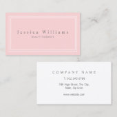 Einfache Moderne Visitenkarte (Vorne/Hinten)