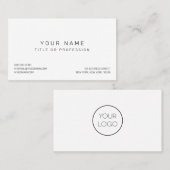 Amerikanisch, 8,9 cm x 5,1 cm Visitenkarte (Vorne/Hinten)