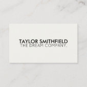 Einfache Moderne Visitenkarte (Vorderseite)