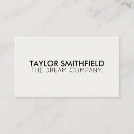 Einfache Moderne Visitenkarte